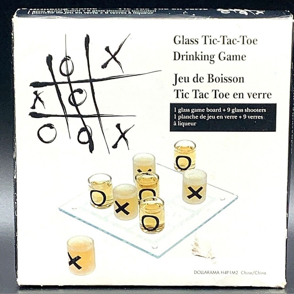 Tic-Tac-Toe Drinking Game